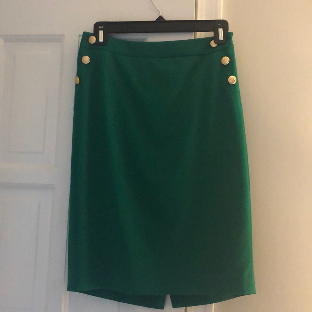 The Limited emerald green pencil skirt